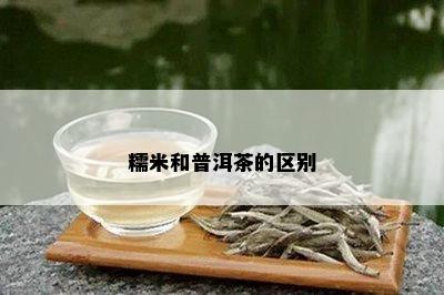 糯米和普洱茶的区别