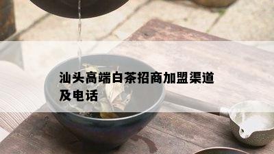 汕头高端白茶招商加盟渠道及电话