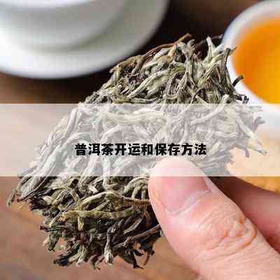 普洱茶开运和保存方法