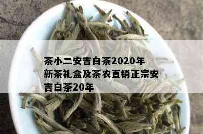 茶小二安吉白茶2020年新茶礼盒及茶农直销正宗安吉白茶20年