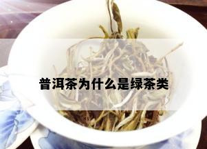 普洱茶为什么是绿茶类