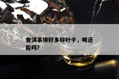 普洱茶饼好多碎叶子，喝还能吗？