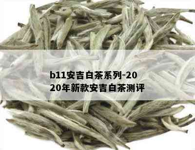 b11安吉白茶系列-2020年新款安吉白茶测评