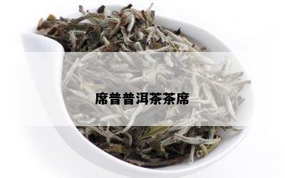 席普普洱茶茶席