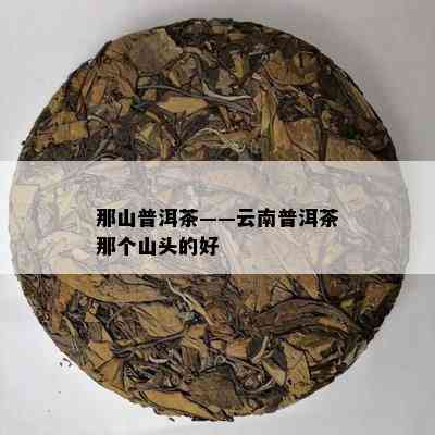 那山普洱茶——云南普洱茶那个山头的好