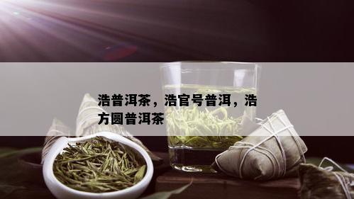 浩普洱茶，浩官号普洱，浩方圆普洱茶