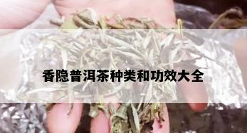 香隐普洱茶种类和功效大全