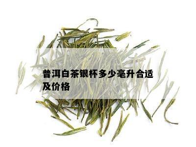 普洱白茶银杯多少毫升合适及价格