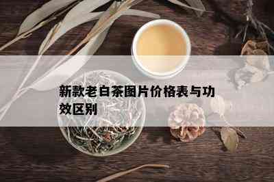 新款老白茶图片价格表与功效区别