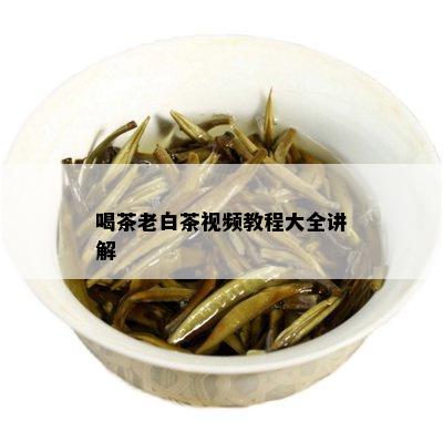 喝茶老白茶视频教程大全讲解