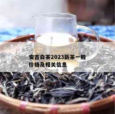 安吉白茶2023新茶一般价格及相关信息