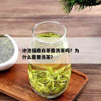 冲泡福鼎白茶需洗茶吗？为什么需要洗茶？