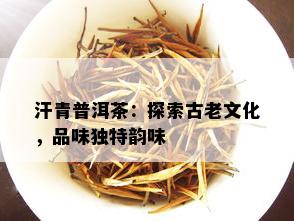 汗青普洱茶：探索古老文化，品味独特韵味