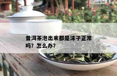 普洱茶泡出来都是沫子正常吗？怎么办？