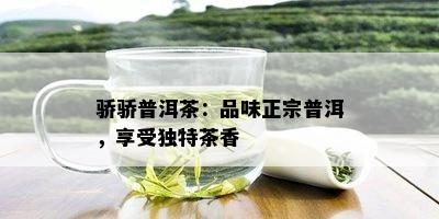 骄骄普洱茶：品味正宗普洱，享受独特茶香