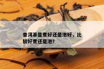 普洱茶是煮好还是泡好，比较好煮还是泡？