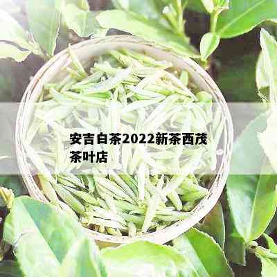 安吉白茶2022新茶西茂茶叶店