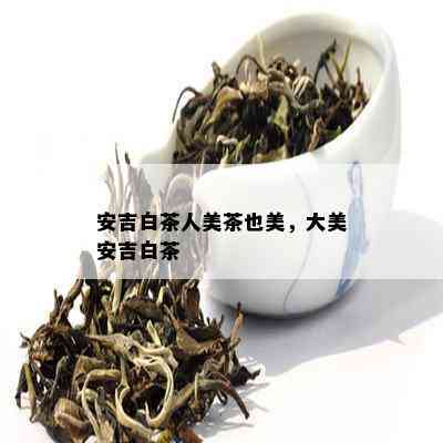 安吉白茶人美茶也美，大美安吉白茶