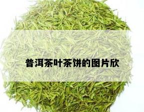 普洱茶叶茶饼的图片欣