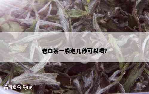 老白茶一般泡几秒可以喝？