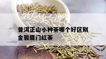 普洱正山小种茶哪个好区别金骏眉门红茶