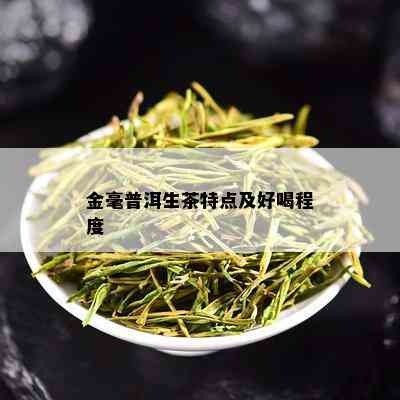 金毫普洱生茶特点及好喝程度