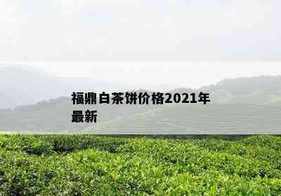 福鼎白茶饼价格2021年最新