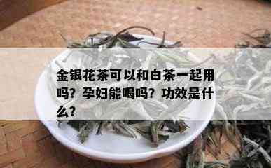 金银花茶可以和白茶一起用吗？孕妇能喝吗？功效是什么？