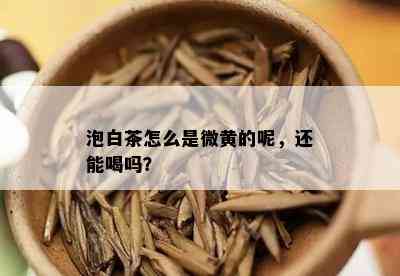 泡白茶怎么是微黄的呢，还能喝吗？