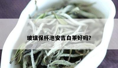 玻璃保杯泡安吉白茶好吗？