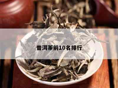 普洱茶前10名排行