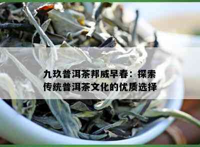 九玖普洱茶邦威早春：探索传统普洱茶文化的优质选择