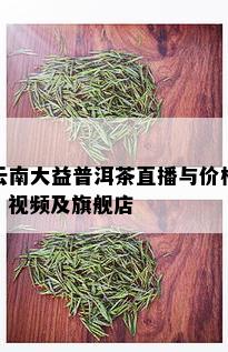 云南大益普洱茶直播与价格，视频及旗舰店