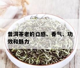 普洱茶老的口感、香气、功效和魅力