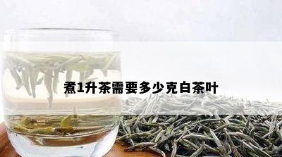 煮1升茶需要多少克白茶叶