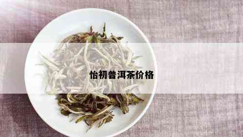 怡初普洱茶价格