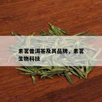 素茗普洱茶及其品牌，素茗生物科技