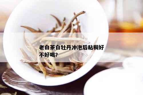 老白茶白牡丹冲泡后粘稠好不好喝？