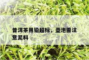 普洱茶用铅超标，壶泡需注意泥料