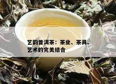 艺韵普洱茶：茶业、茶具、艺术的完美结合