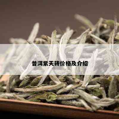 普洱紫天砖价格及介绍