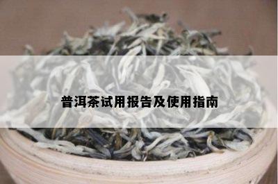 普洱茶试用报告及使用指南