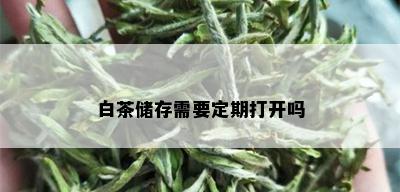 白茶储存需要定期打开吗