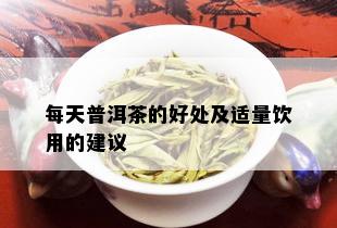 每天普洱茶的好处及适量饮用的建议