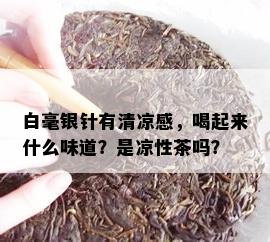 白毫银针有清凉感，喝起来什么味道？是凉性茶吗？