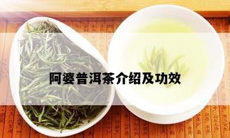 阿婆普洱茶介绍及功效