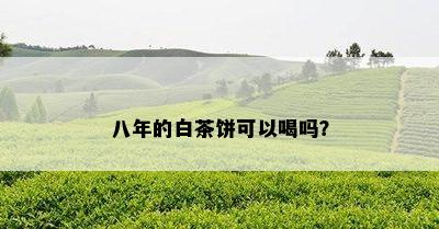 八年的白茶饼可以喝吗？