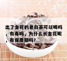 出了金花的老白茶可以喝吗，有吗，为什么长金花呢，有保质期吗？