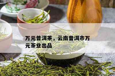 万元普洱茶，云南普洱市万元茶业出品