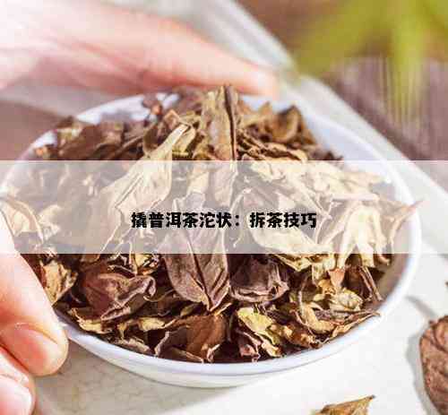 撬普洱茶沱状：拆茶技巧